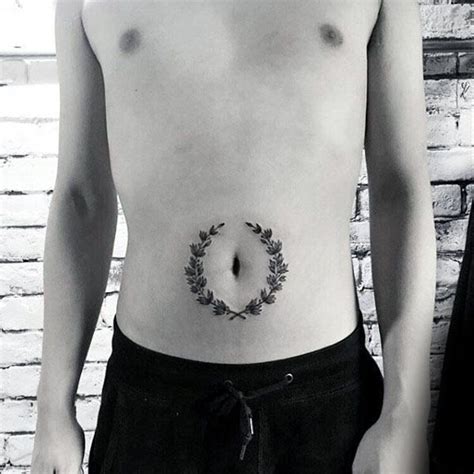 tattoo on stomach men|belly button tattoos for men.